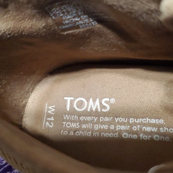 Toms textured suede tan wedge heeled booties - Picture 7 of 9